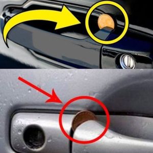 If You Find a Penny in Your Car Door Handle, Here’s What It Could Indicate
