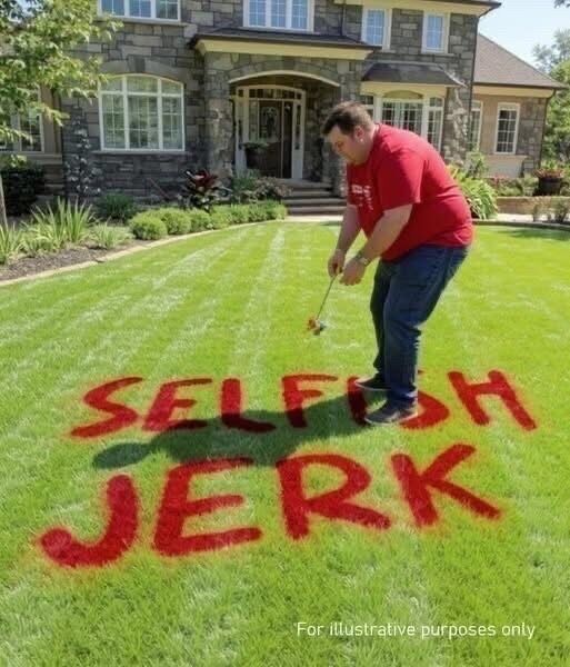 My Neighbor Spray-Painted SELFISH JERK on My Lawn, So I Gave Him a Wet Surprise He Will Never Forget