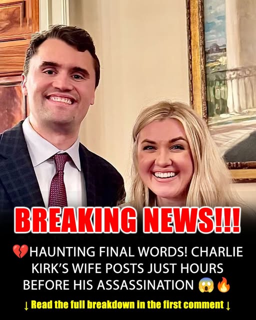CHARLIE KIRK’S WIFE SHARES PSALM HOURS BEFORE HIS DEATH
