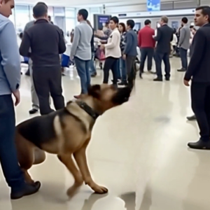 Unexpected Airport Moment: When a Security Dog Noticed a Backpack